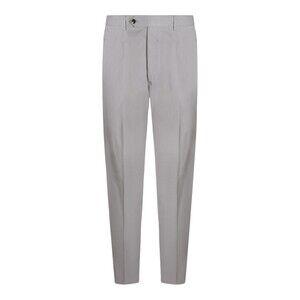 Pt Torino Tailored Grey Trousers With Straight Leg Design - NWT